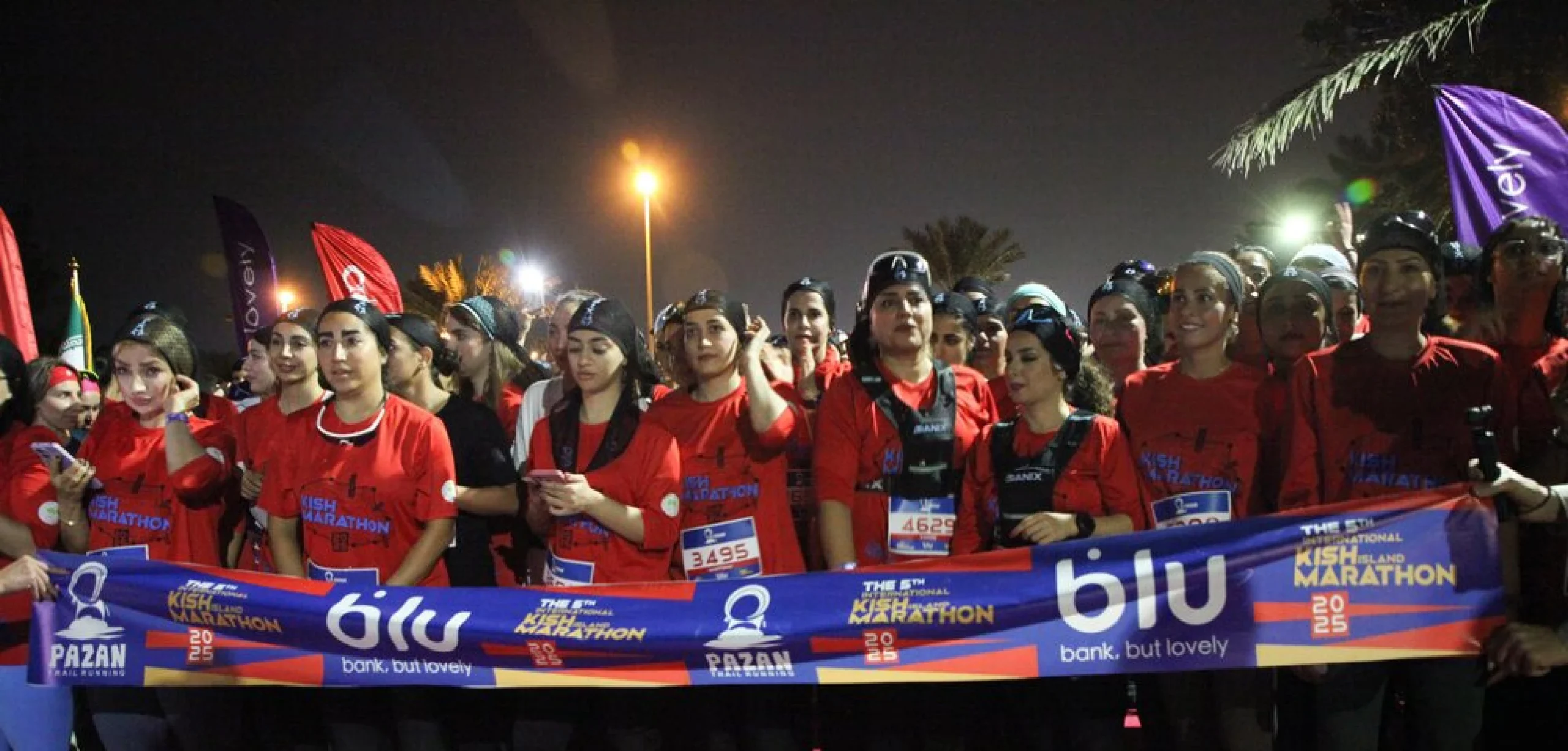 Photo: ISNA Women in Iran's Kish Island partake in a marathon on December 5, 2025