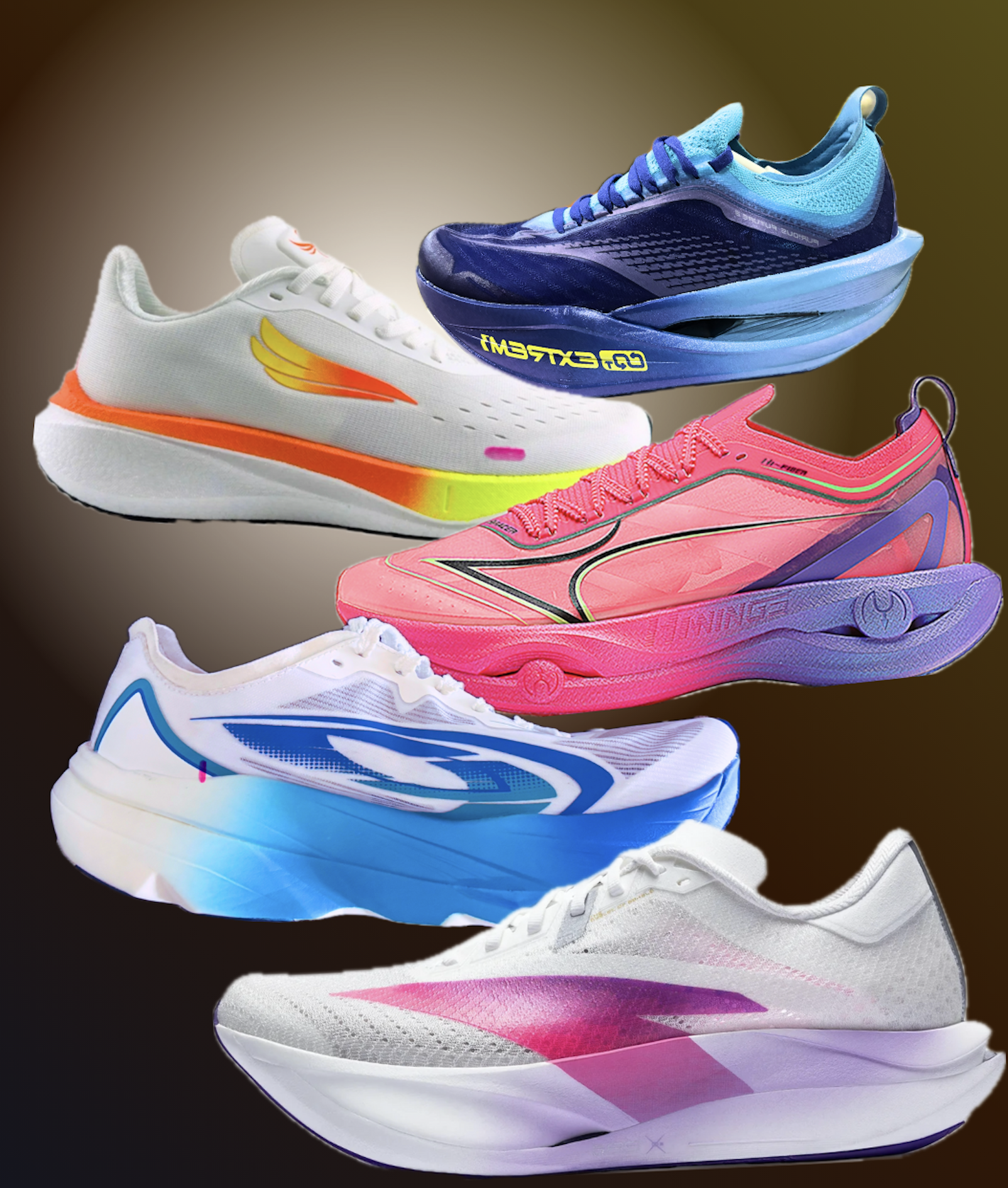 ANTA 910 NINETEN 361 SWIFT RUNNING AND HIRACER RUNNING SHOES